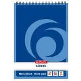 Herlitz 10x Spiral-Notizblock / Schreibblock / DIN A7 / liniert