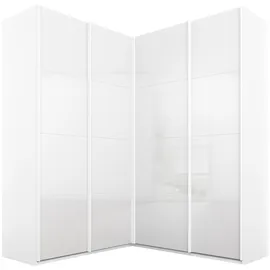 Rauch Quadra Eckschrank inkl. Türendämpfer weiß