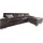 DOMO collection Eckcouch Kunstleder 2-Sitzer Braun