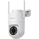 Foscam PD8 8 MP 4K WLAN Überwachungskamera Weiß