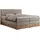MKS Boxspringbett 160 x 200 cm H4 Beige