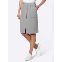 Heine A-Linien-Rock Damen Grau 40