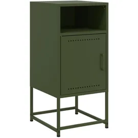 vidaXL Nachttisch Kristien 36 x 39 x 78 cm Olivgrün