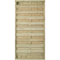Plus Sichtschutzelement 90 x 180 cm grün Holz