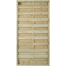 Plus Sichtschutzelement 90 x 180 cm grün Holz