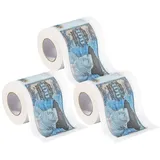 Infactory 3 Rollen Retro-Toilettenpapier 100 D-Mark"