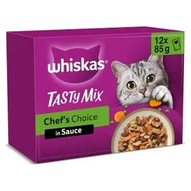 Whiskas Tasty Mix Chef's Choice in Sauce 12 x 85 g