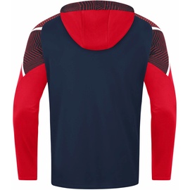 Jako Herren Kapuzenjacke Performance Marine/Rot, S