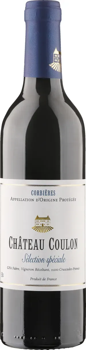 Château Coulon Sélection spéciale 50 cl Corbières AOP 2023, Bio Rotwein (0.5l), Biowein