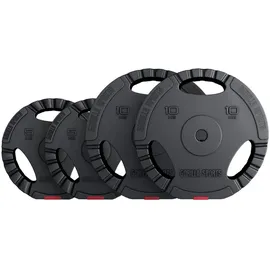 Gorilla Sports Hantelscheiben-Set Kunststoff 30 kg schwarz