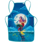 ROTH Mädchen Kinder Malschürze Magische Meerjungfrau blau Einheitsgröße 1 St.