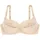 DORINA Bügel-BH "Philippa", Damen, Gr. 85, Cup D, beige, Spitze, Obermaterial: 38% Polyamid, 34% Polyester, 22% Baumwolle, 6% sonstige Fasern, unifarben, bequem, BHs Bügel-BH, mit Satinschleife, elastische Spitze, glänzende Träger
