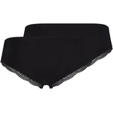 SKINY Panty 2 St. Schwarz 38