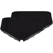 SKINY Panty 2 St. Schwarz 38