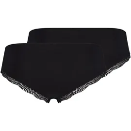 SKINY Panty 2 St. Schwarz 38