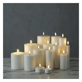 Deluxe Homeart LED Teelichter Mia D: 4,1 cm 2 St. weiß