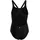 adidas Solid Small Logo Badeanzug Black / White 140