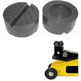 100x50mm mit V-Nut/Aussparung Gummi-Auflage Unterlage Wagen-Heber Hebebühne eckig Auto Set Unterstellbock Klotz Rangier-Wagenheber Puffer Reifen Reifenwechsel LKW Räder KFZ Tuning Zubehör