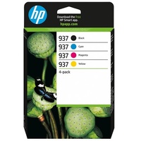 HP 937 / - 4-Pack (Black Yellow Magenta Ink - Tintenpatrone Cyan