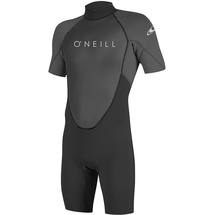 O'Neill Men's Reactor Ii 2mm Back Zip Spring Wetsuit, Black/Graphite, L EU