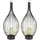 ETC Shop 2x LED Solar Hängelampe Metall spritzwassergeschützt IP44 schwarz