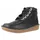 CLARKS Damen Funny Cedar Mode-Stiefel, Black Leather, 35,5 EU