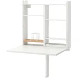 IKEA NORBERG Wandklapptisch mit Aufbewahrung weiß