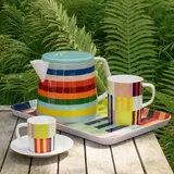 REMEMBER Teekanne Lorenzo 1200 ml Porzellan Bunt