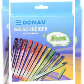 Donau Elektronik Kugelschreiber Neon 0,4 mm 12 St.