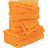 Möve Handtuchset New Classic 10-TLG orange