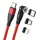 Realpower Magnetic cable 100 Watt,1m,rot mit Adaptern