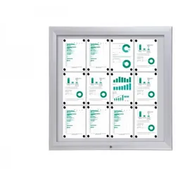 Schaukasten Premium BT46 Outdoor 4x3 DIN A4 (Außenformat: 1.025x1.067mm)