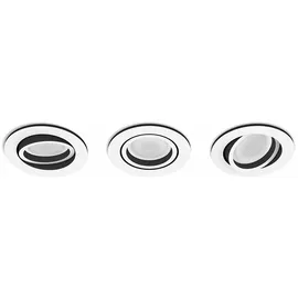 Philips Centura Einbauspot 3er Pack rund Weiß