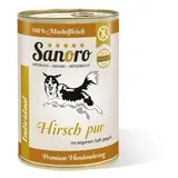 Sanoro Pures Muskelfleisch vom Hirsch 12 x 400 g