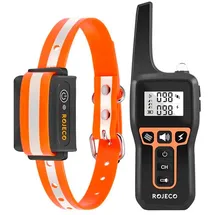 rojeco Elektrisches Antibellhalsband 1000 m Orange One Size