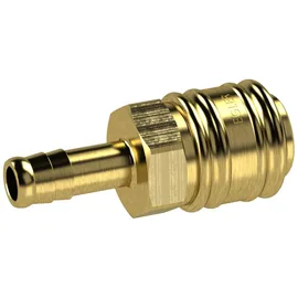 Riegler Schnellverschlusskupplung NW 7,2, Messing blank, Tülle LW 8