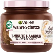 Garnier Wahre Schätze 1-Minute Haarkur Sanfte Hafermilch Maske 340 ml