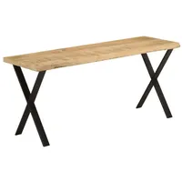 VidaXL Bank Baumkante 105 cm Massivholz Mango