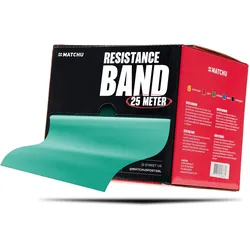 Widerstandsband Rolle - 25 M - Resistance Fitnessband - Trainingsband - Grün GRÜN 6kg