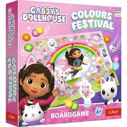 Trefl: Gabbys Puppenhaus - Festival der Farben Gesellschaftsspiel - Ungarische Sprache