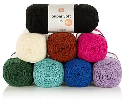 Happy Hobby Wolle Super Soft uni