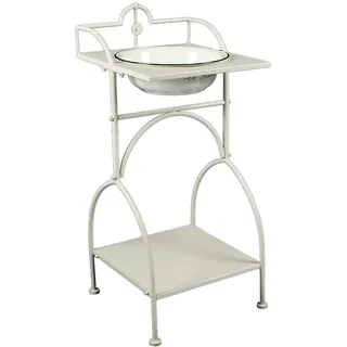 Ambiente Haus Waschschüssel mit Stand - eckig in beige | Gr.: onesize