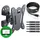 conecto TV Wandhalterung für 13-27 Zoll (ca. 33-69cm) Flach & Curved LCD LED OLED Fernseher & TFT Monitor | Schwenkbar Neigbar | Wand Halter Fernseher Halterung | VESA 75x75-100x100 | Schwarz