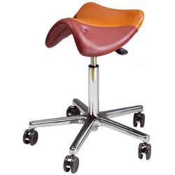 Swippo Classic - Sattelstuhl - Sattelhocker (Kunstleder/Leder)