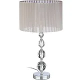 Relaxdays Relaxdays, Tischlampe, Nachttischlampe (E27)