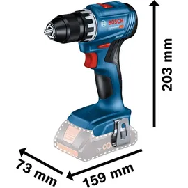 Bosch Professional GSR 18V-45 inkl. 2 x 3,0 Ah + L-Boxx