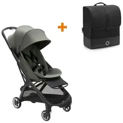bugaboo Buggy Butterfly complete Black/Forest Green inklusive gratis Transporttasche