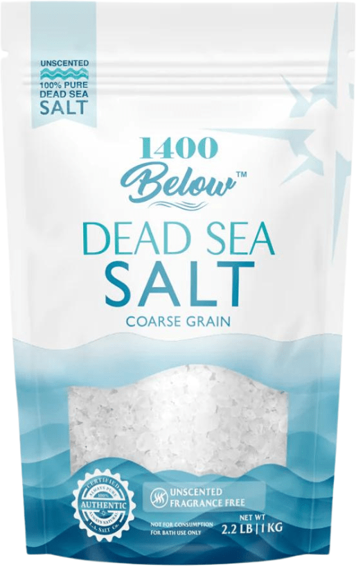 1400 Below Dead Sea Salt Grob