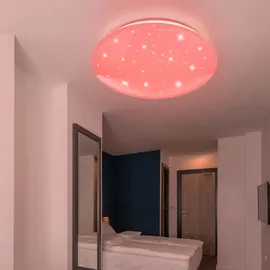 GLOBO RGB LED Deckenleuchte 1 rund weiß