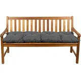 Gutekissen® Bankauflage Stuhlkissen Hollywoodschaukel Garten LS (120x50, Dunkelgrau)